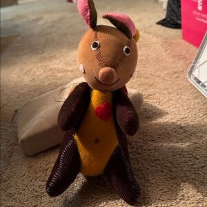 Homemade Patchworks Adorable Brown Squirrel Plush